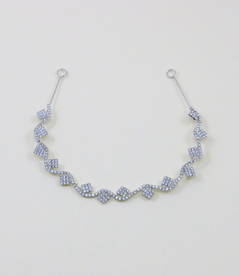 APLIQUE PLATEADO CENEFA CRISTAL