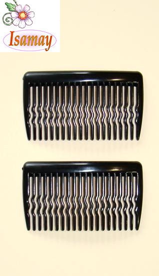 PEINETA LISA 6CM NEGRO