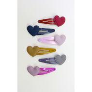 RANA 4CM CORAZON TELA COLORES INVIERNO