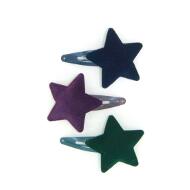 RANA 5CM ESTRELLA TERCIOPELO COLORES OSCUROS