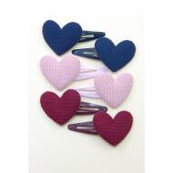 RANA 5 CM TELA CORAZON COLORES OSCUROS