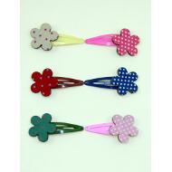 RANA 4CM FLOR TOPOS TELA COLORES OSCUROS