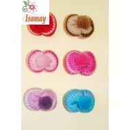 LAZO LANA CON POMPON CENTRAL