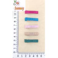 PICO PATO 3.5CM FORRADO GROSGAIN COLORES