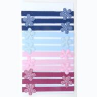 TURBANTE FLOR TOPOS 4 TONOS