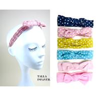 TURBANTE INFANTIL LAZO NUDO TEJIDO PUNTO