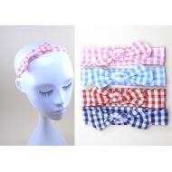 TURBANTE NIÑA LAZO LYCRA VICHY