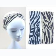 TURBANTE LANA ESTAMPADO SAFARI 2 TONOS