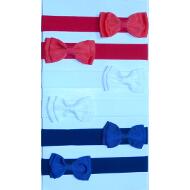 TURBANTE LAZO DOBLE GROSGRAIN COLORES MARINEROS