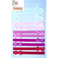 TURBANTE LAZO LISO NIÑA GROSGRAIN GAMA ROSAS