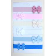 TURBANTE LAZO GROSGRAIN DOBLE PEQUEÑO PASTEL