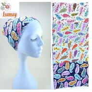 TURBANTE ANCHO LYCRA  CACHEMIR