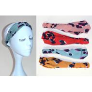 TURBANTE CRUZADO ESTAMPADO ANIMAL PRINT VERANO