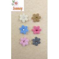 VELCRO FLOR ALGODON CENTRO STRASS