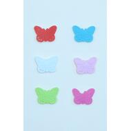 VELCRO MARIPOSA ALGODON COLORES VERANO
