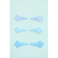 RANA BEBE FLOR 4 PETALOS PIQUE COLORES PASTEL