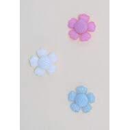 VELCRO FLOR PICOS BOTON GROSGRAIN COLORES PASTEL