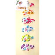 RANA 2.5CM FUNDA TELA FLORES PEQUEÑA CABEZA CONEJITO