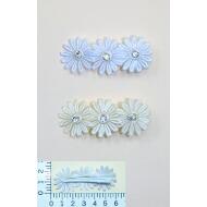PICO PATO CEREMONIA 3 FLORES BLANCO / CRUDO STRASS