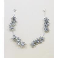 APLIQUE PLATA GRUPOS FLORES LABRADAS STRASS