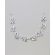 APLIQUE PLATA RAMA CRISTAL