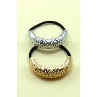COLETERO METAL ORO / PLATA COMBADO MARTILLEADO