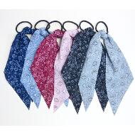 COLETERO GOMA PAÑUELO NUDO TELA CACHEMIR