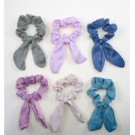 SCRUNCHIE RASO NUDO COLORES OSCUROS
