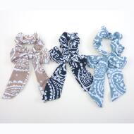 SCRUNCHIE RASO NUDO LAZADA ESTAMPADO CACHEMIR