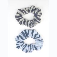 SCRUNCHIE LANA ESTAMPADO SAFARI 2 TONOS