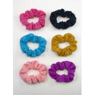 SCRUNCHIE TELA PIQUE COLORES LISOS