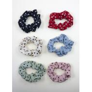 SCRUNCHIE TELA ESTAMPADO CORAZONES