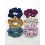 SCRUNCHIE TELA LISA PANA COLORES INVIERNO