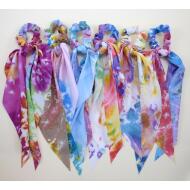 COLETERO FRU FRU TELA NUDO ESTAMPADO TYE DYE