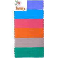 MUÑEQUERA 6 COLORES LILA...VERDE