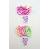 SET 5 GOMAS BICOLOR CON BOLITA EN EXTREMOS