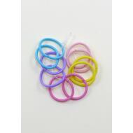 SET 10 GOMAS MICRO SIN METAL COLOR PASTEL