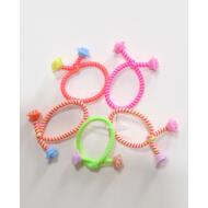SET 5 GOMAS VERANO BICOLOR FLORES COLORES