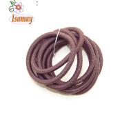SET 8 GOMA GRUESA SIN METAL MARRON