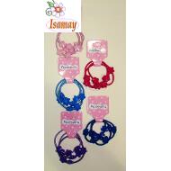 SET 3 GOMAS CON 3 ESTRELLAS PASTA COLORES VIVOS