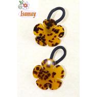 COLETERO FLOR ACRILICO CAREY MANCHAS