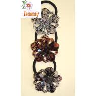COLETERO ACETATO FLOR DOBLE ESTAMPADO PITON