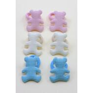 COLETERO OSO TELA WAFFLE PASTEL