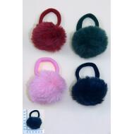 COLETERO POMPON PELO ARTIFICIAL COLORES INVIERNO