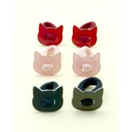 COLETERO ACRILICO CABEZA GATO JELLY GOMA PASADA