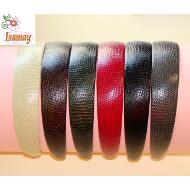 DIADEMA 3CM PIEL SERPIENTE