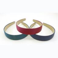 DIADEMA 3CM TELA LISA COLORES COLEGIO