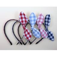 DIADEMA 1 CENTIMETRO PEINE LAZO VICHY