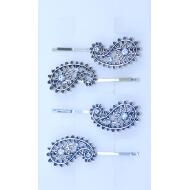 HORQUILLA ORO VIEJO / PLATA VIEJA CACHEMIR STRASS