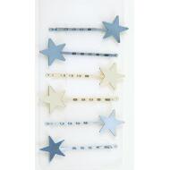 HORQUILLA ESTRELLA ORO/PLATA/RHODIO